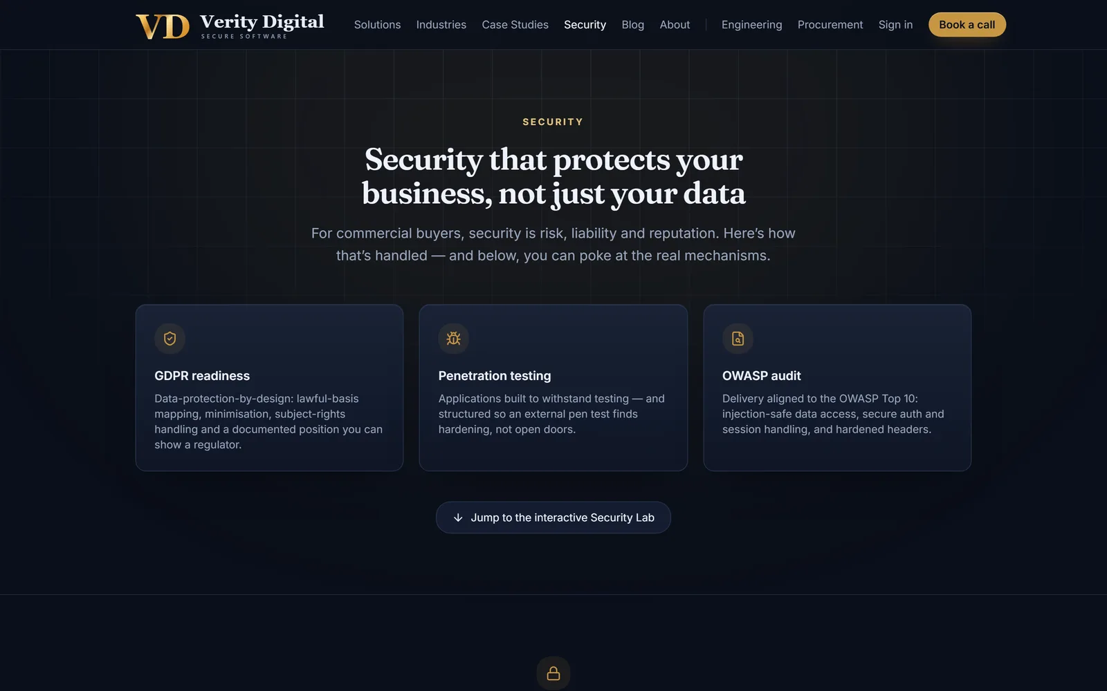 Security Lab — live SQL-injection demo (safe vs unsafe)